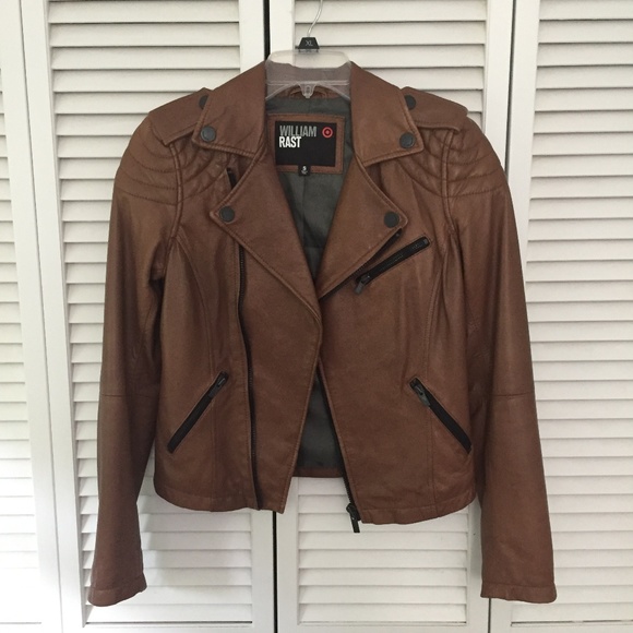 William Rast for Target Leather Moto Jacket - Picture 1 of 14